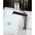 Badezimmer Messingbecken Wasserhahn PVD Gun Grey Mixer